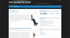 Desktop Screenshot of freestandingpullupbar.com