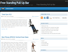 Tablet Screenshot of freestandingpullupbar.com